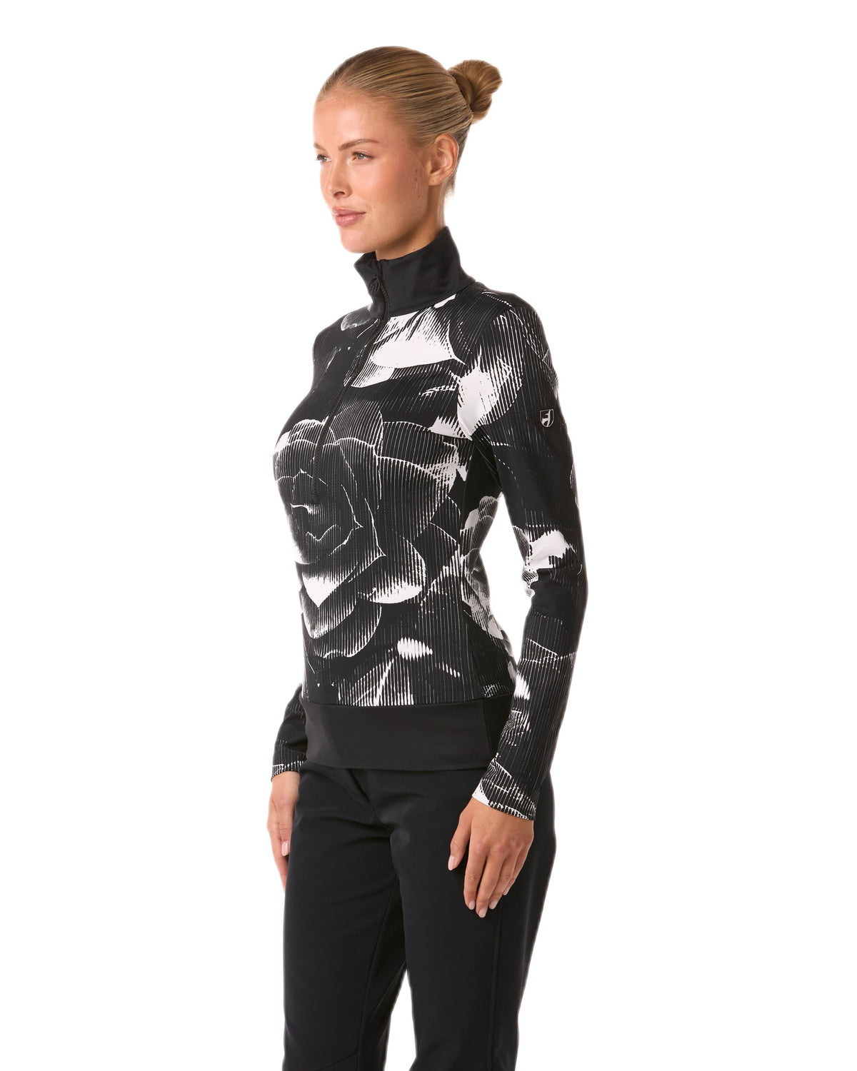 Toni Sailer WIEKA PRINT Damen-First-Layer schwarz Bild 5