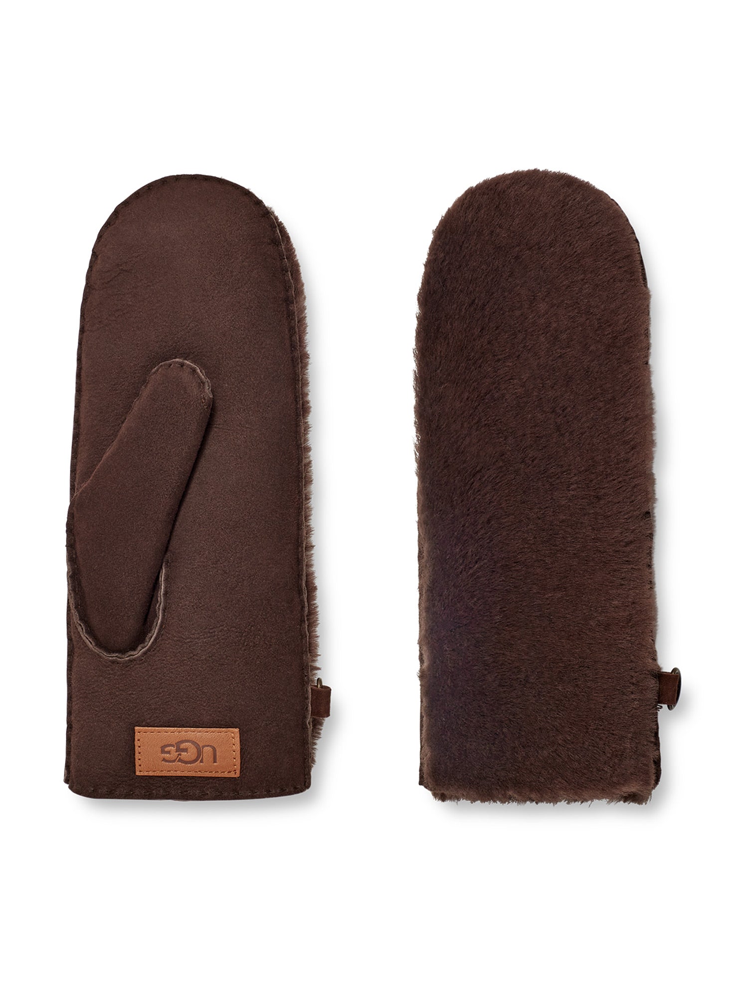 Ugg Exposed Sheepskin Mitten Handschuhe Damen braun - Ugg - MEINFREUDENHAUS