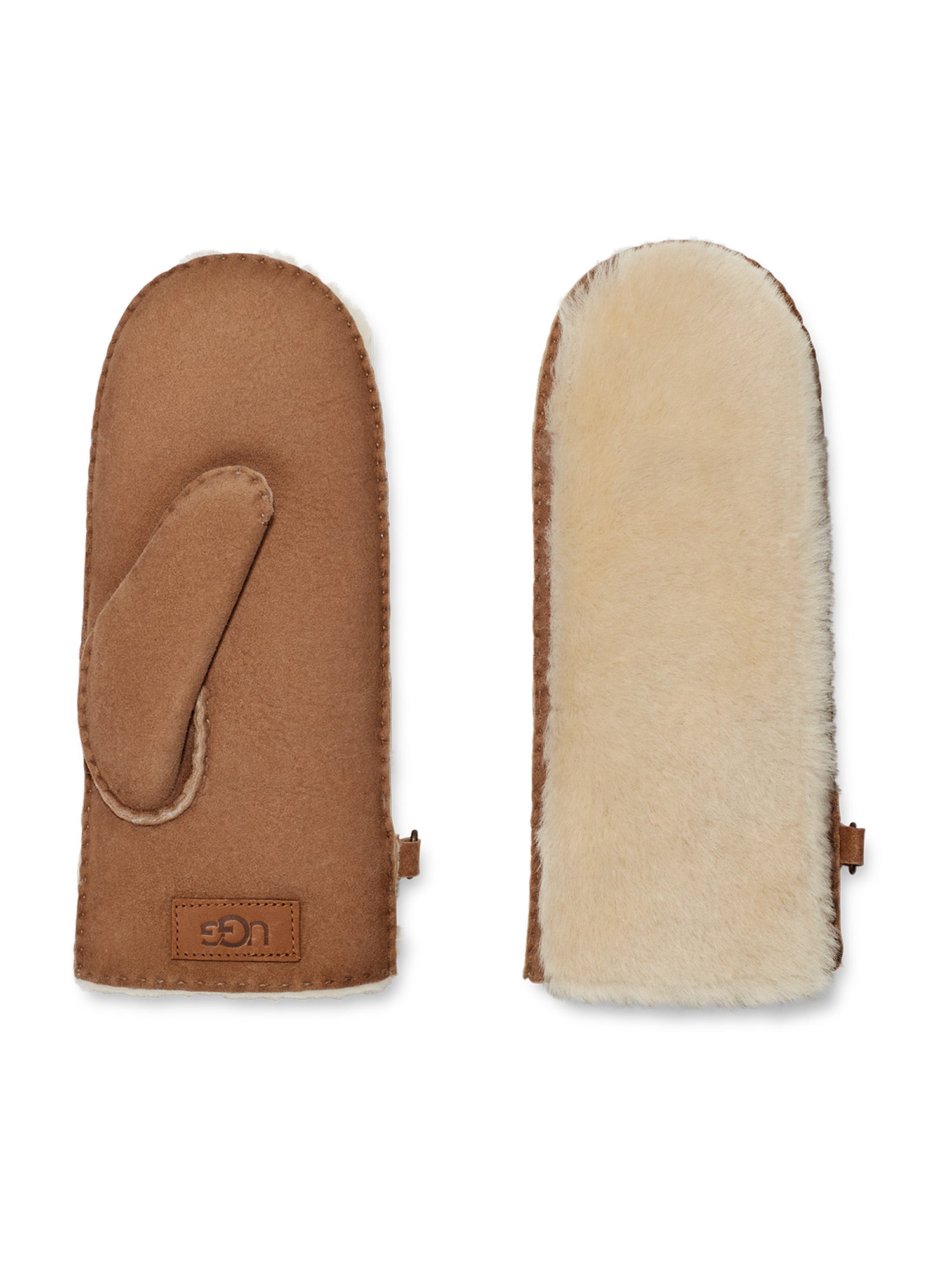 Ugg Exposed Sheepskin Mitten Handschuhe Damen braun | Jetzt kaufen