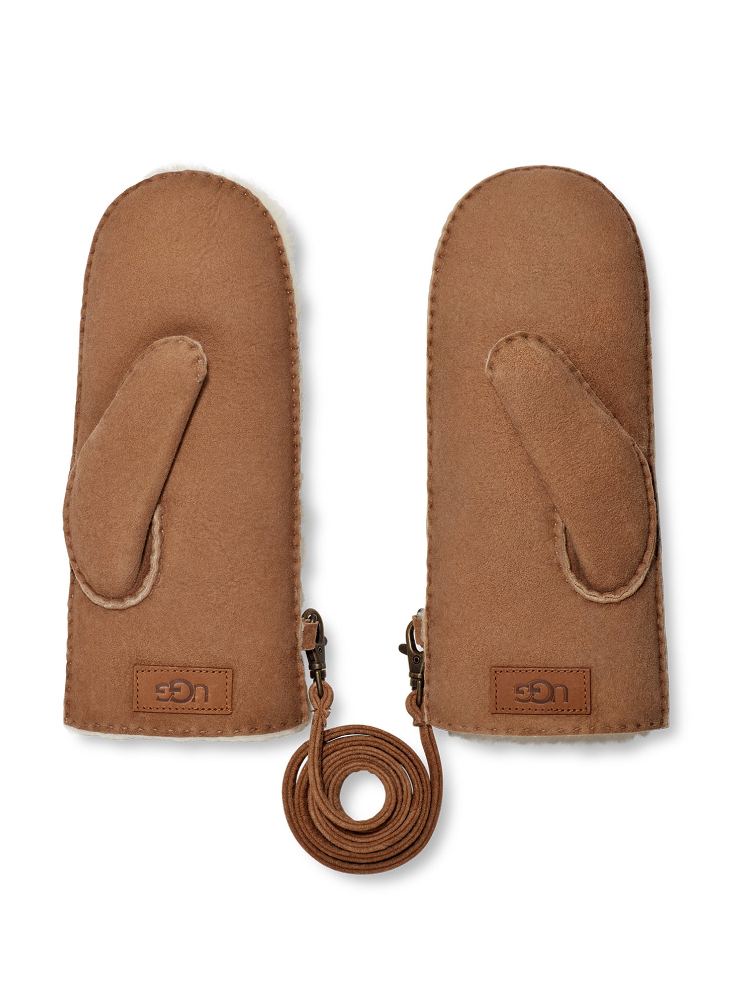 Ugg Exposed Sheepskin Mitten Handschuhe Damen braun | Jetzt kaufen