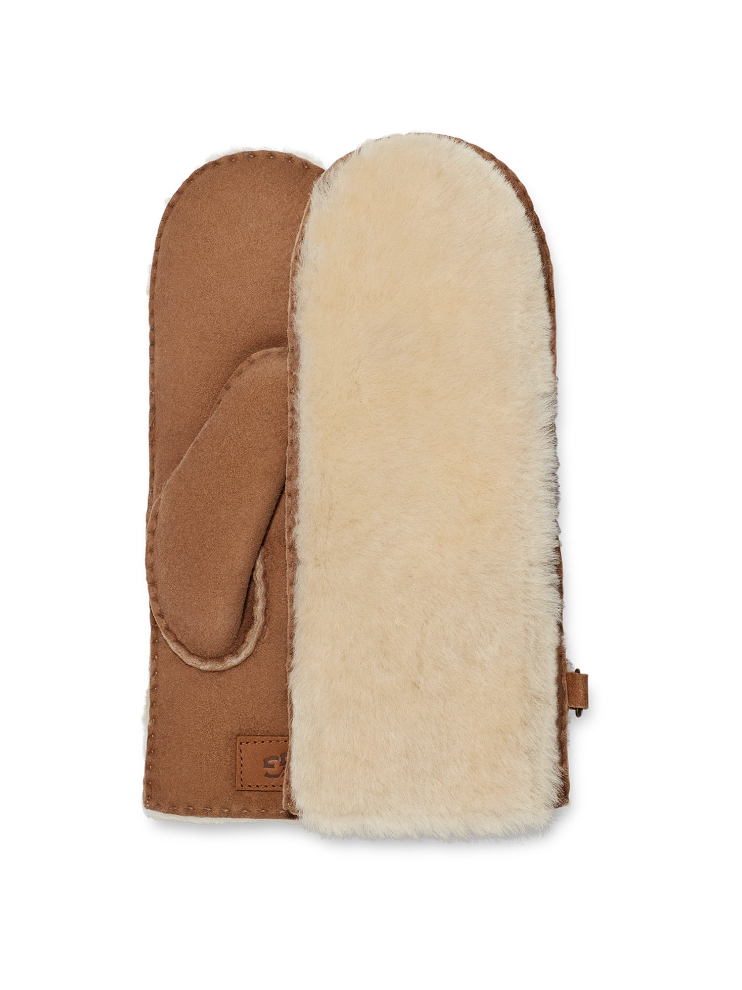 Ugg Exposed Sheepskin Mitten Handschuhe Damen braun | Jetzt kaufen