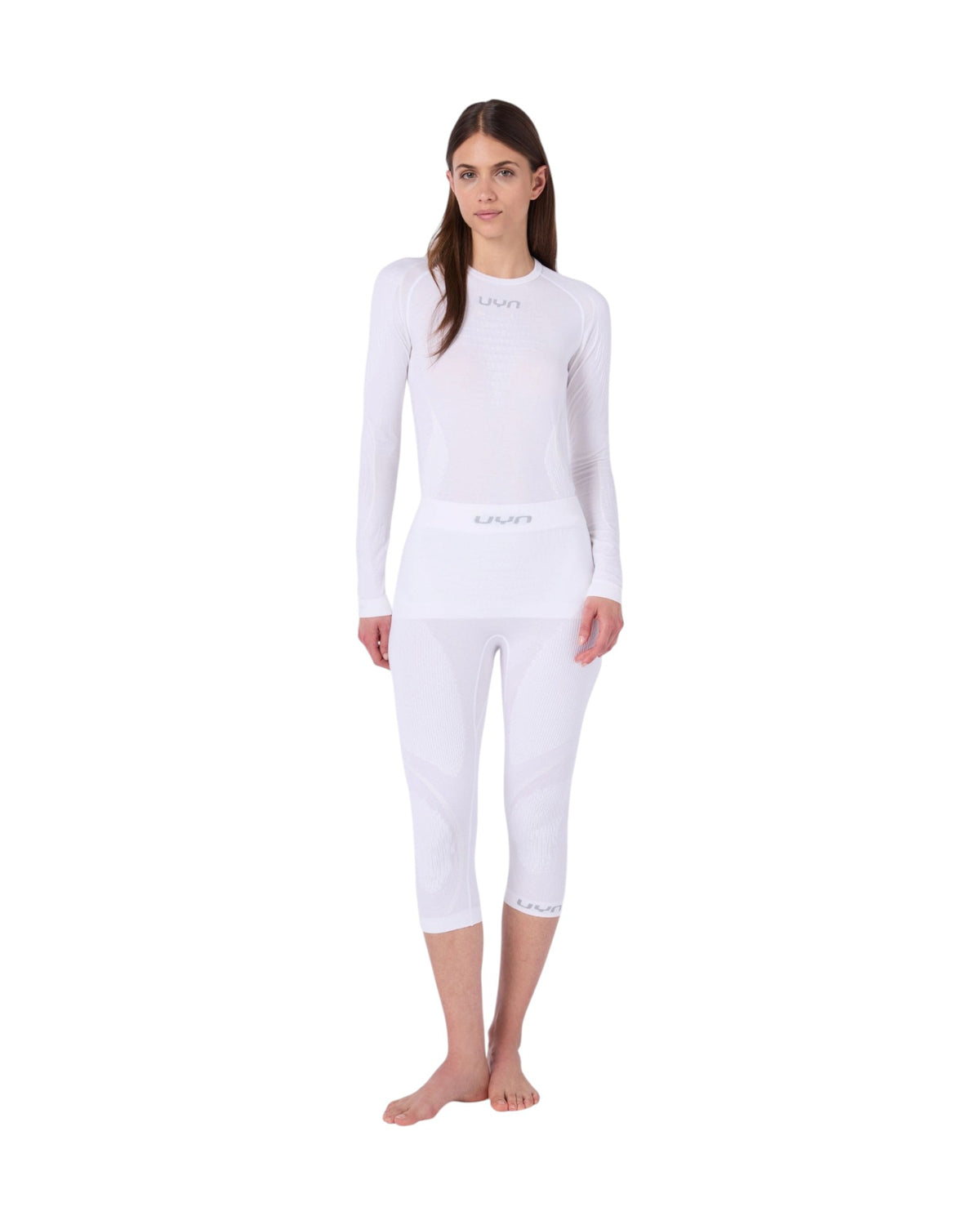 UYN Evolutyon Biotech Damen-3/4-Thermohose weiss Bild 2