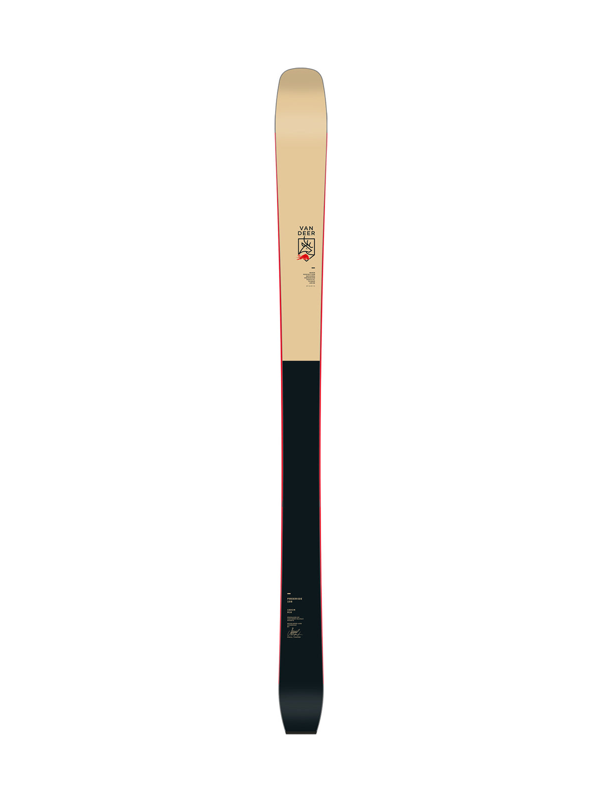 Van Deer - Red Bull Sports Freeride 108 Freeride Ski Unisex beige beige Bild 1