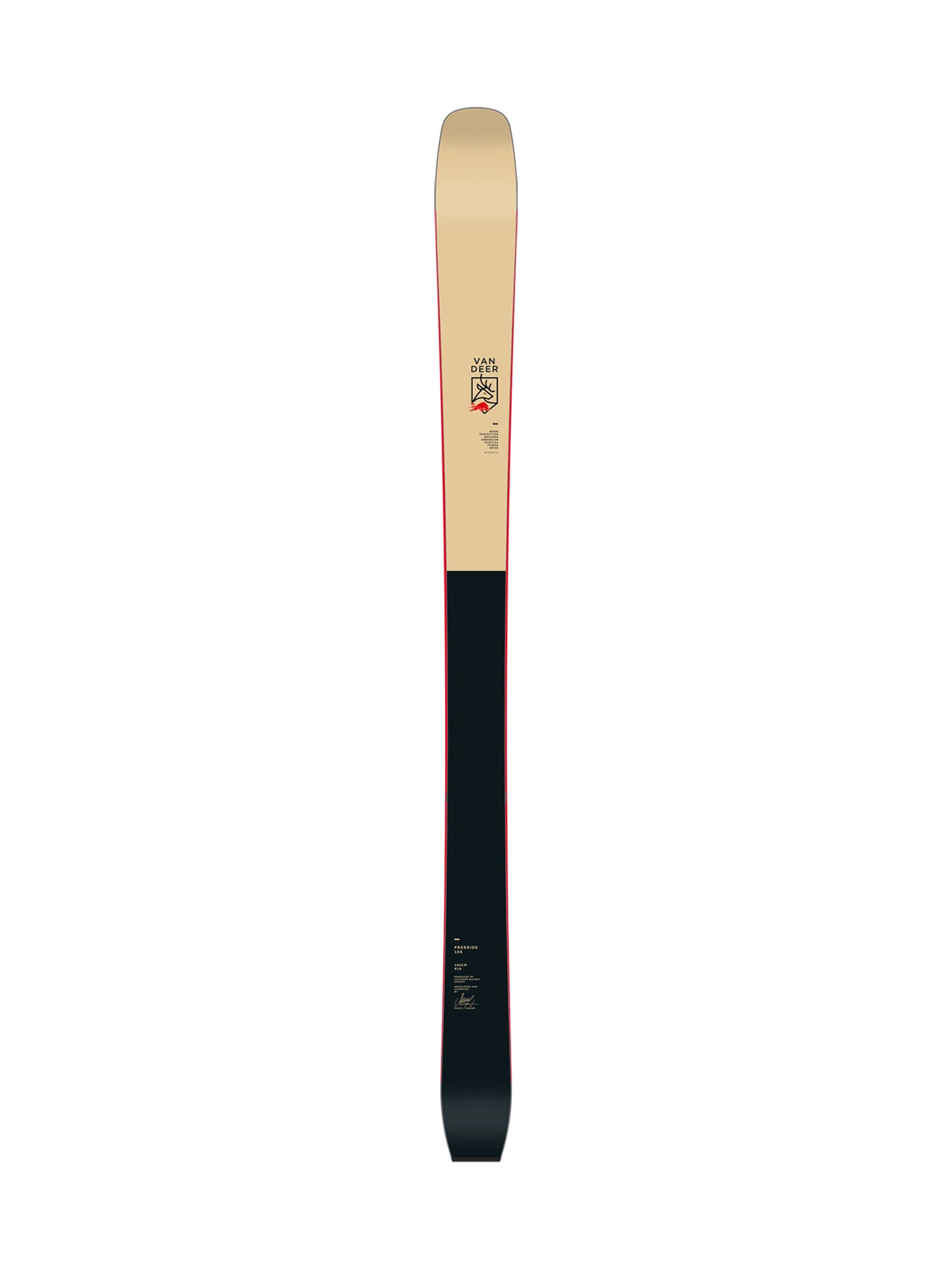 Van Deer - Red Bull Sports Freeride 108 Freeride Ski Unisex beige beige Bild 1