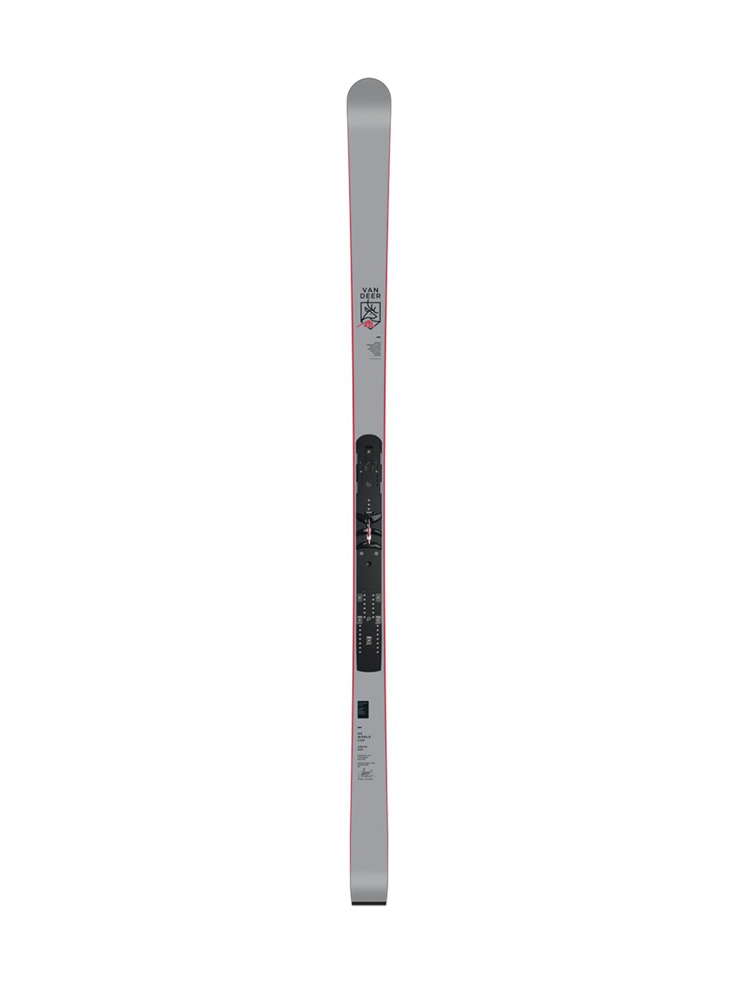 Van Deer - Red Bull Sports GS World Cup Pisten Ski Unisex grau grau Bild 1