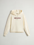 Woolrich Classic Fleece Hoodie Damen Off-White Off-White Bild 1