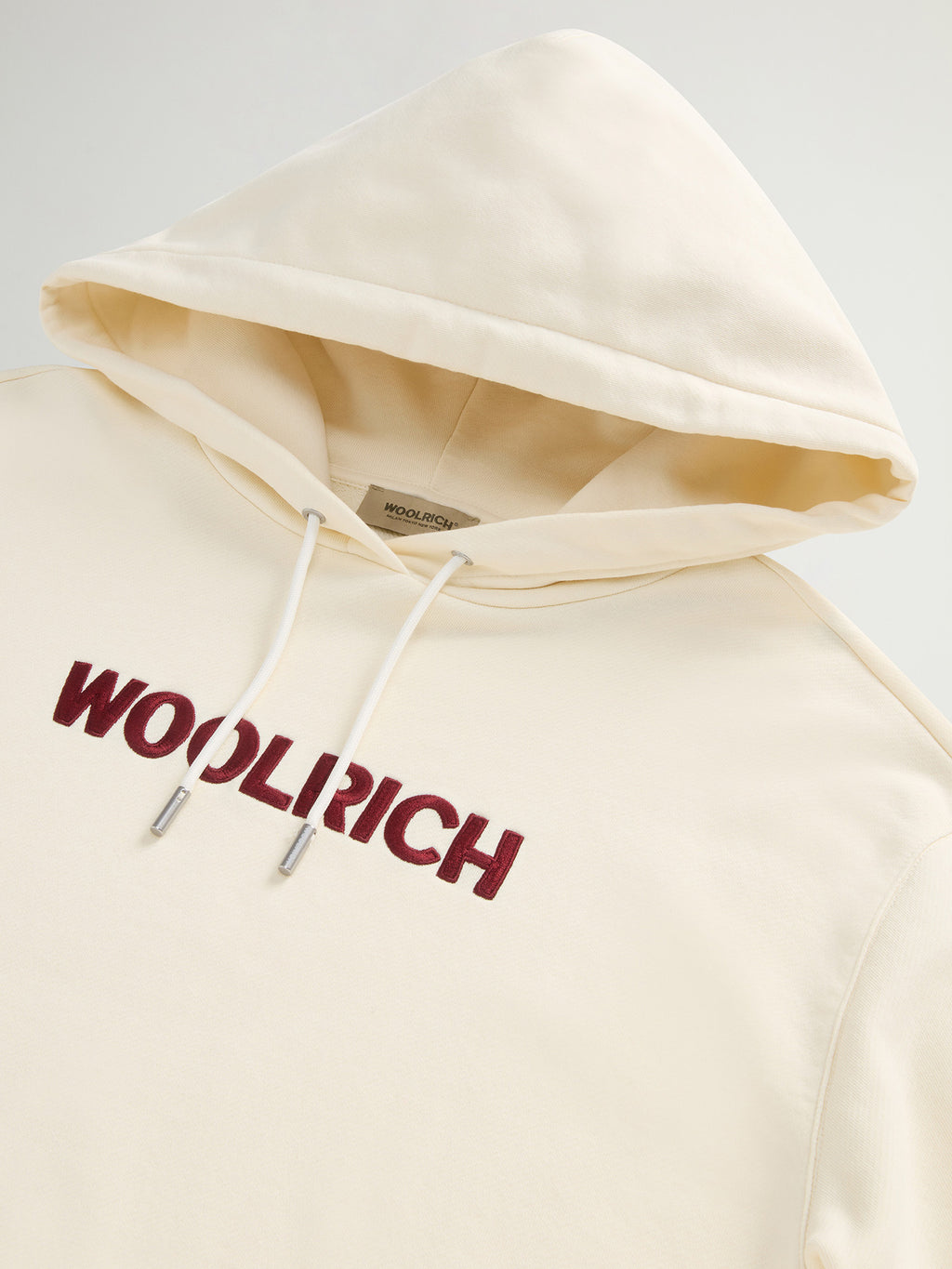 Woolrich Classic Fleece Hoodie Damen Off-White Off-White Bild 2
