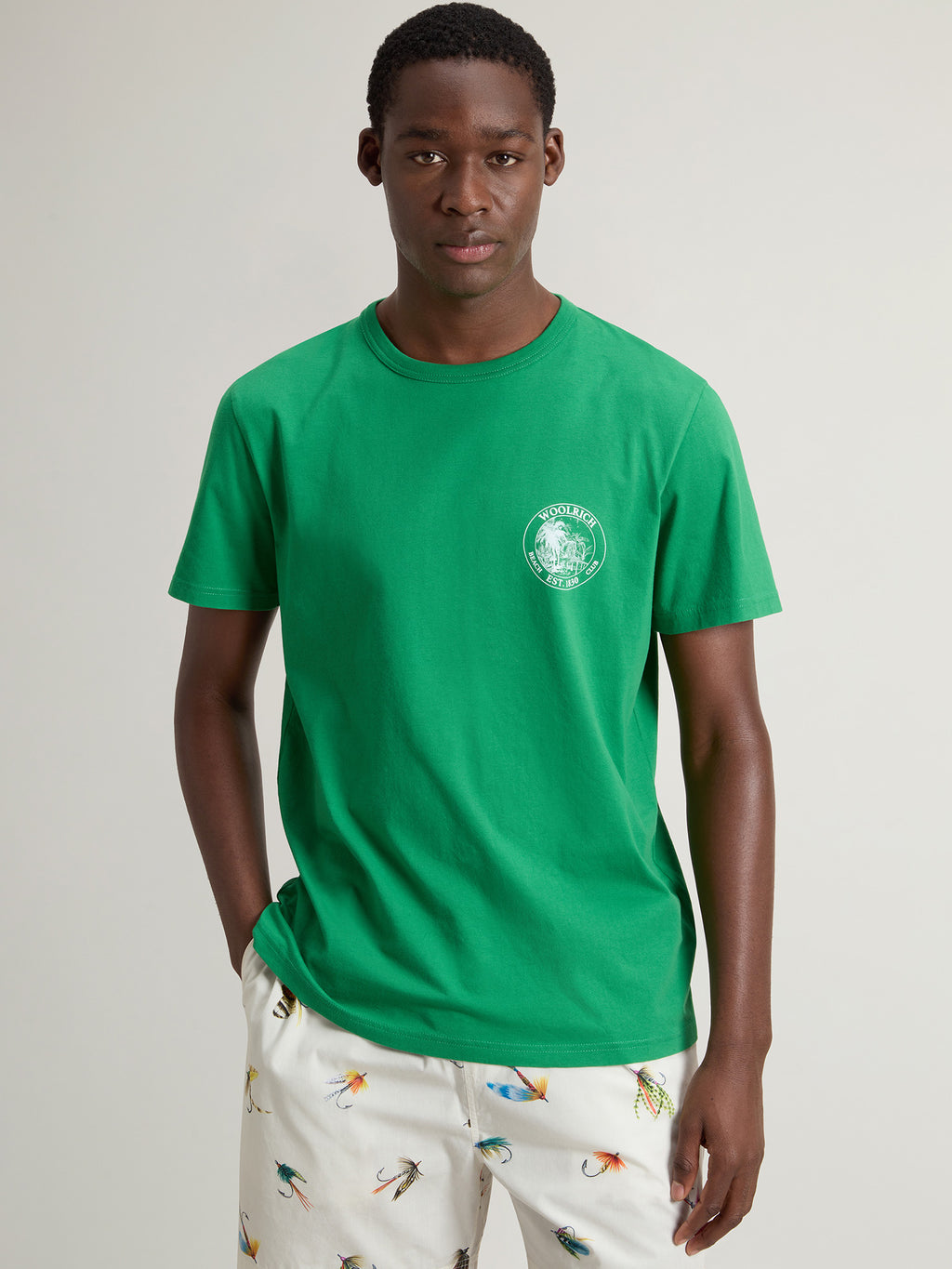 Woolrich Graphic T-Shirt Herren dunkelblau dunkelblau Bild 8