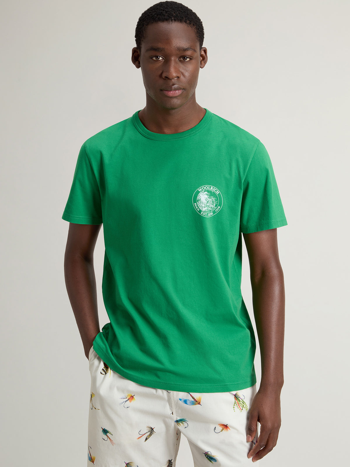 Woolrich Graphic T-Shirt Herren dunkelblau dunkelblau Bild 8