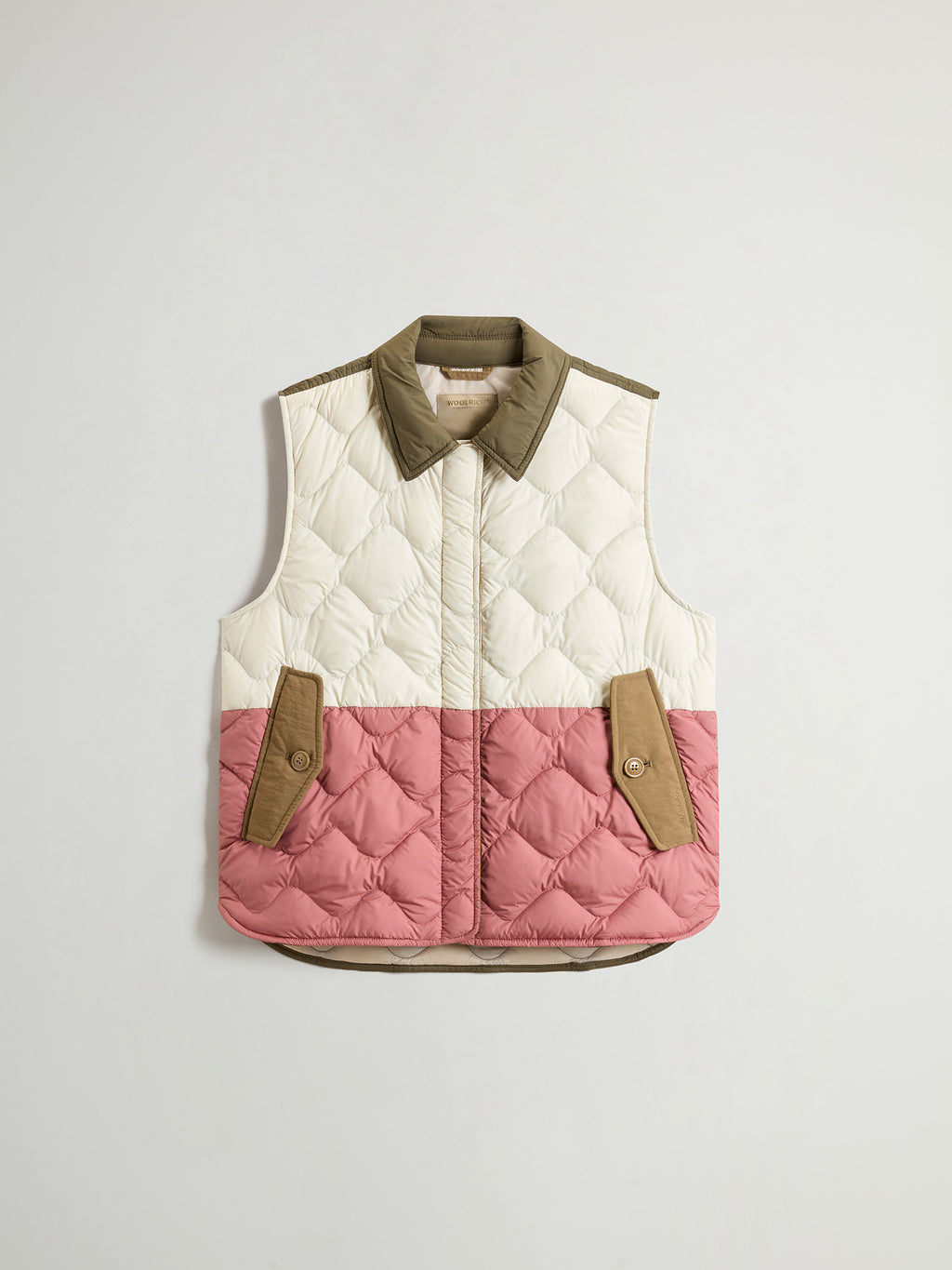 Woolrich Heritage Weste Damen rosa rosa Bild 1