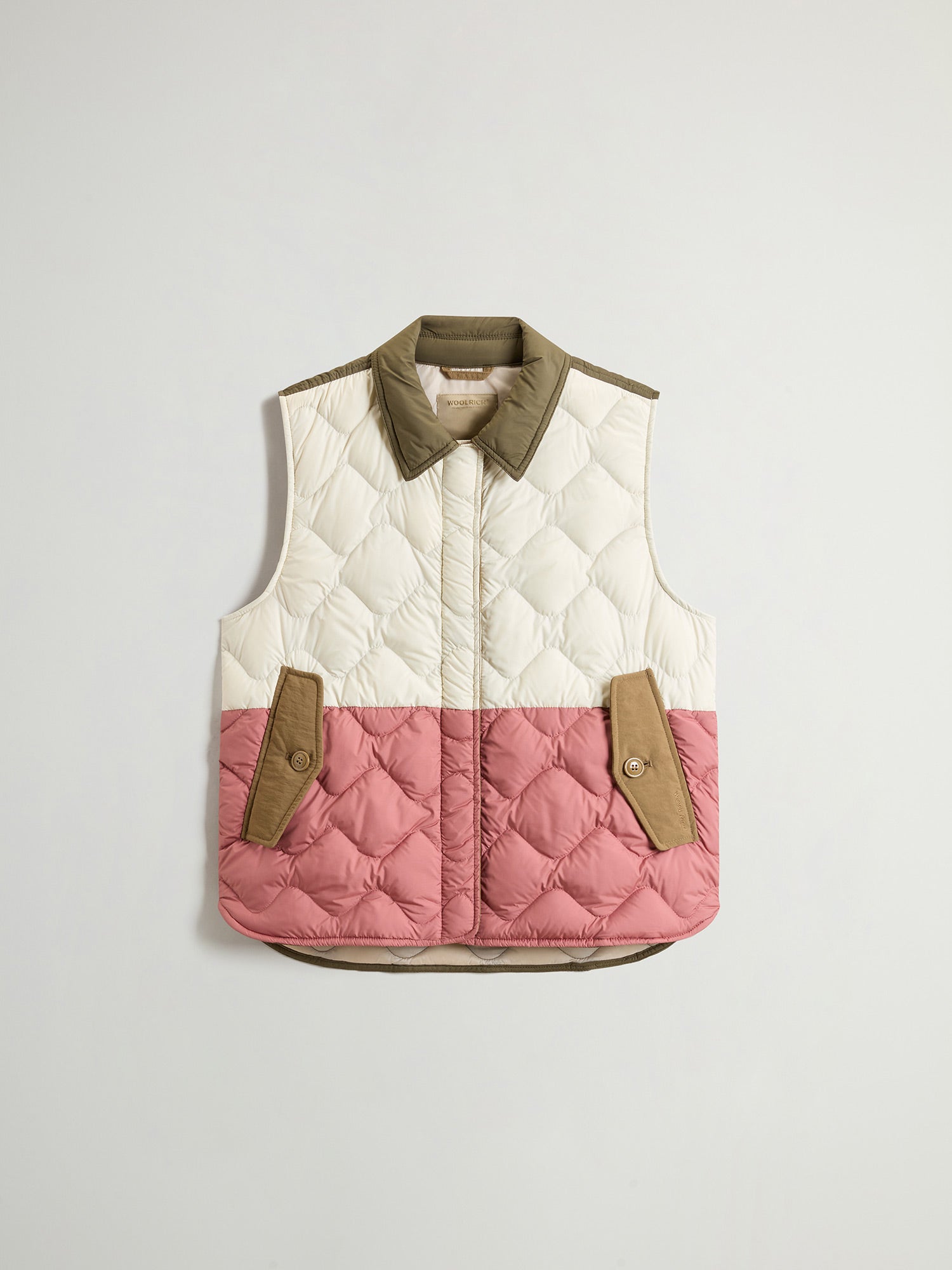 Woolrich Heritage Weste Damen rosa rosa Bild 1