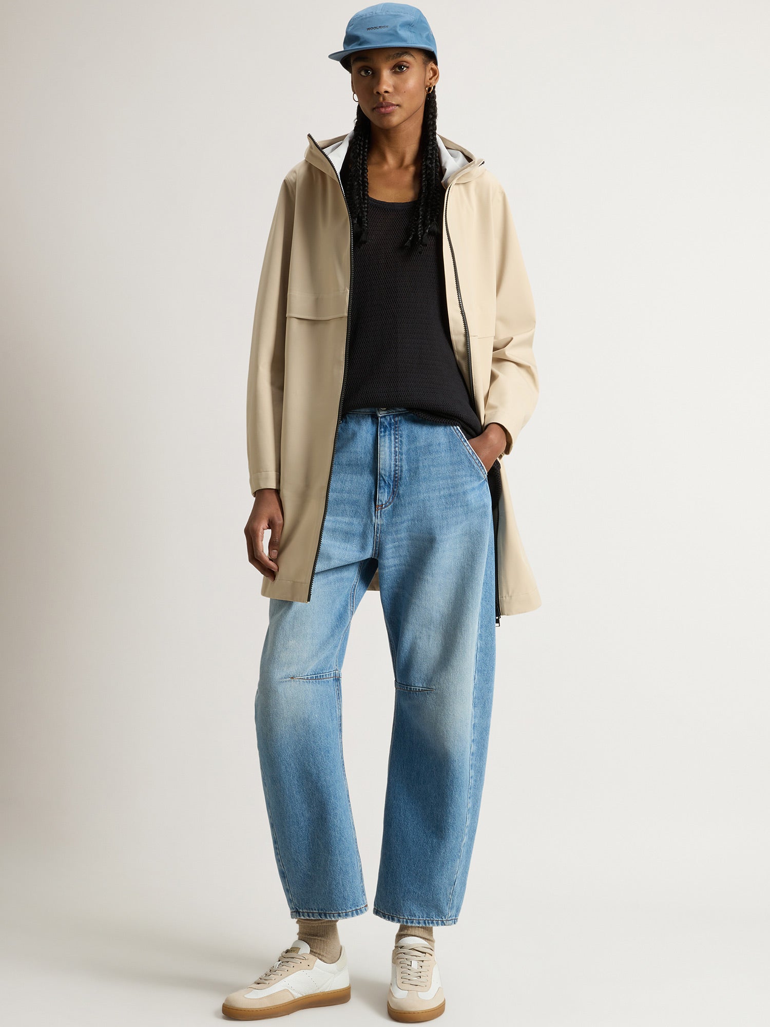 Woolrich Light Stretch Parka Damen beige | Jetzt kaufen