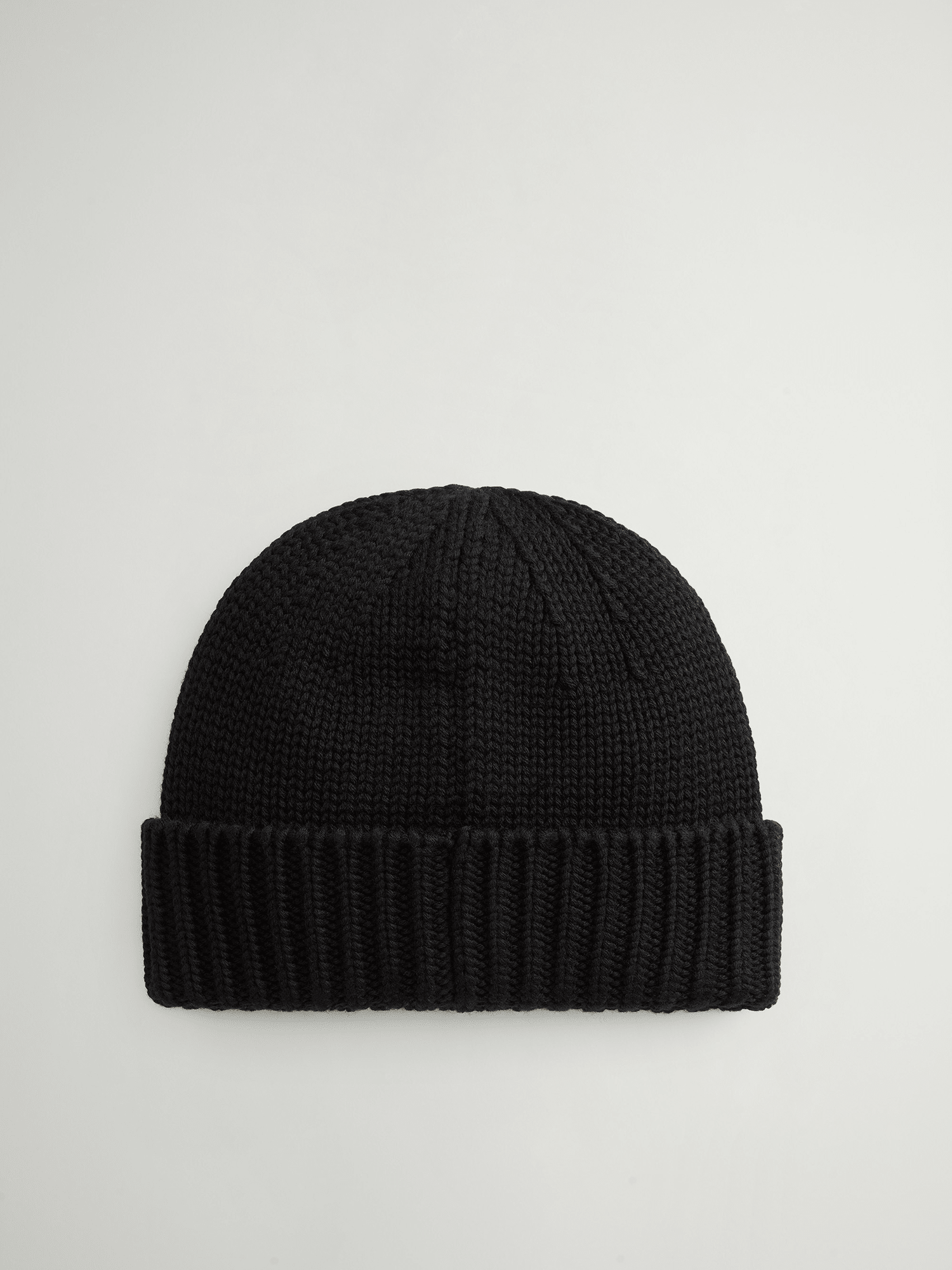Woolrich Merino Wool Logo Mütze Unisex schwarz schwarz Bild 2