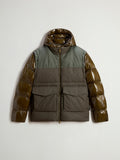 Woolrich Mixmedia Convertible Puffer Jacke Herren olive olive Bild 1