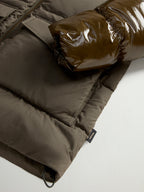 Woolrich Mixmedia Convertible Puffer Jacke Herren olive olive Bild 4