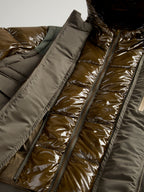 Woolrich Mixmedia Convertible Puffer Jacke Herren olive olive Bild 5