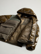 Woolrich Mixmedia Convertible Puffer Jacke Herren olive olive Bild 6