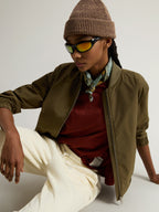 Woolrich Summer Bomber Jacke Damen dunkelgrün dunkelgrün Bild 4