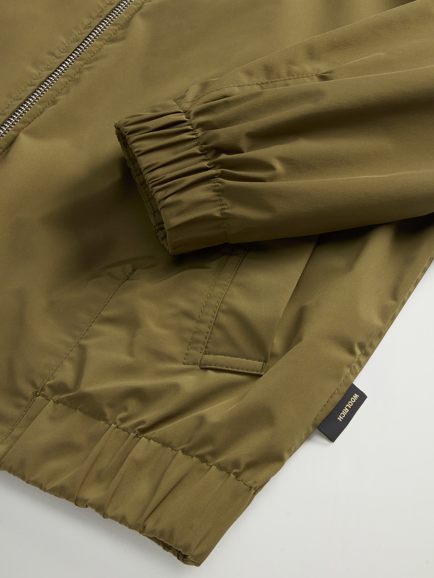 Woolrich Summer Bomber Jacke Damen dunkelgrün dunkelgrün Bild 6